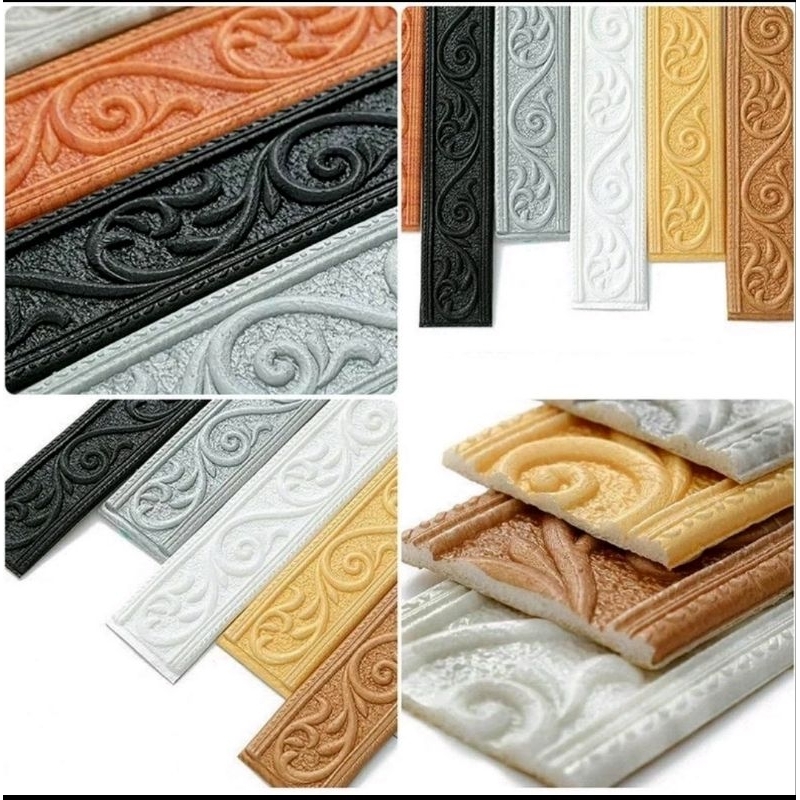 List foam 3d wallpaper dinding