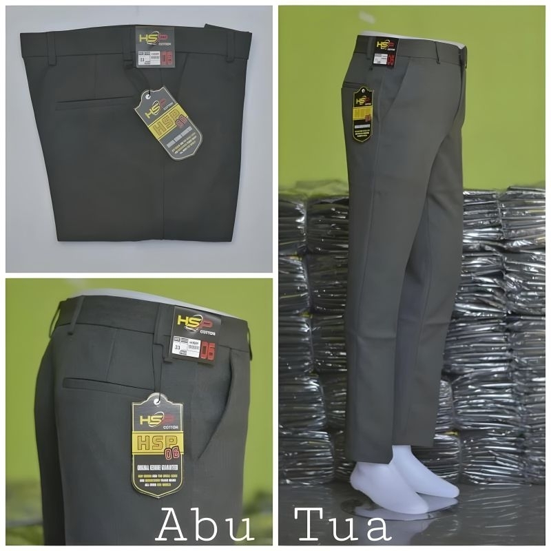 PROMO / BAHAN PREMIUM / HSP CELANA KAIN WOL  CELANA KERJA  CELANA KANTOR  CELANA WOL SLIMFIT 