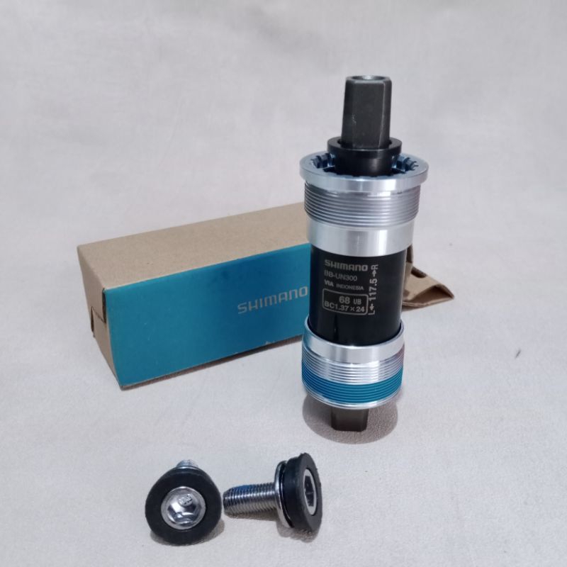 Bearing BB Kotak Bottom Bracket Shimano Untuk Crank Standar + Baut
