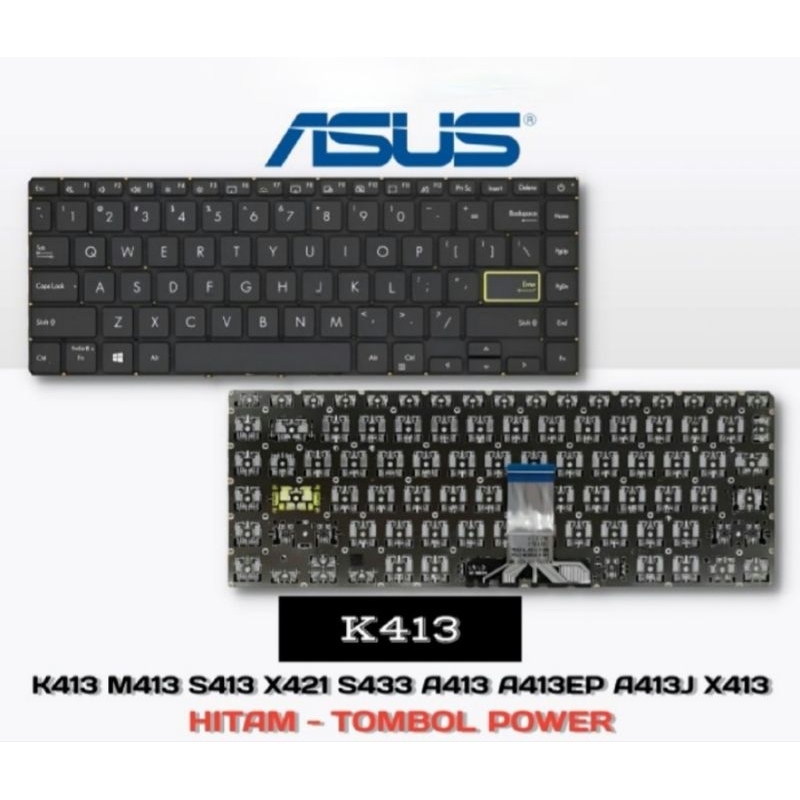 KEYBOARD ASUS VIVOBOOK 14 K413 K413E K413EA K413EQ K413F K413FQ