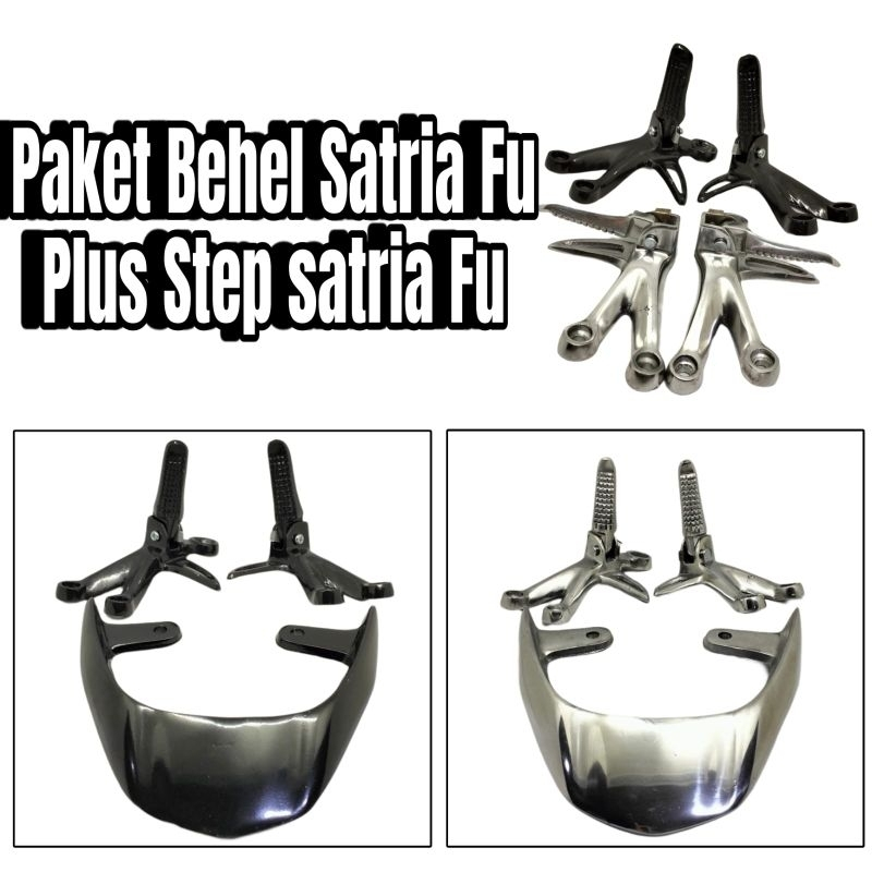 paket satria Fu step gantung satria Fu + behel satria Fu / step belakang satria Fu + behel jok belak