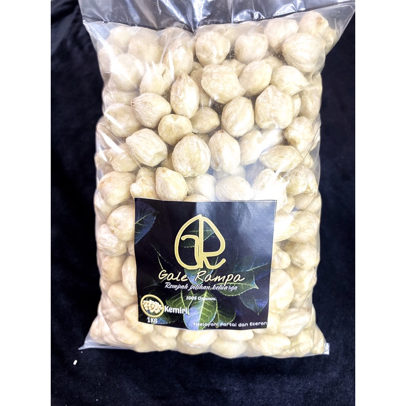 

KEMIRI BULAT (UTUH) KUALITAS A, BERAT 1Kg, 500gr, 300gr