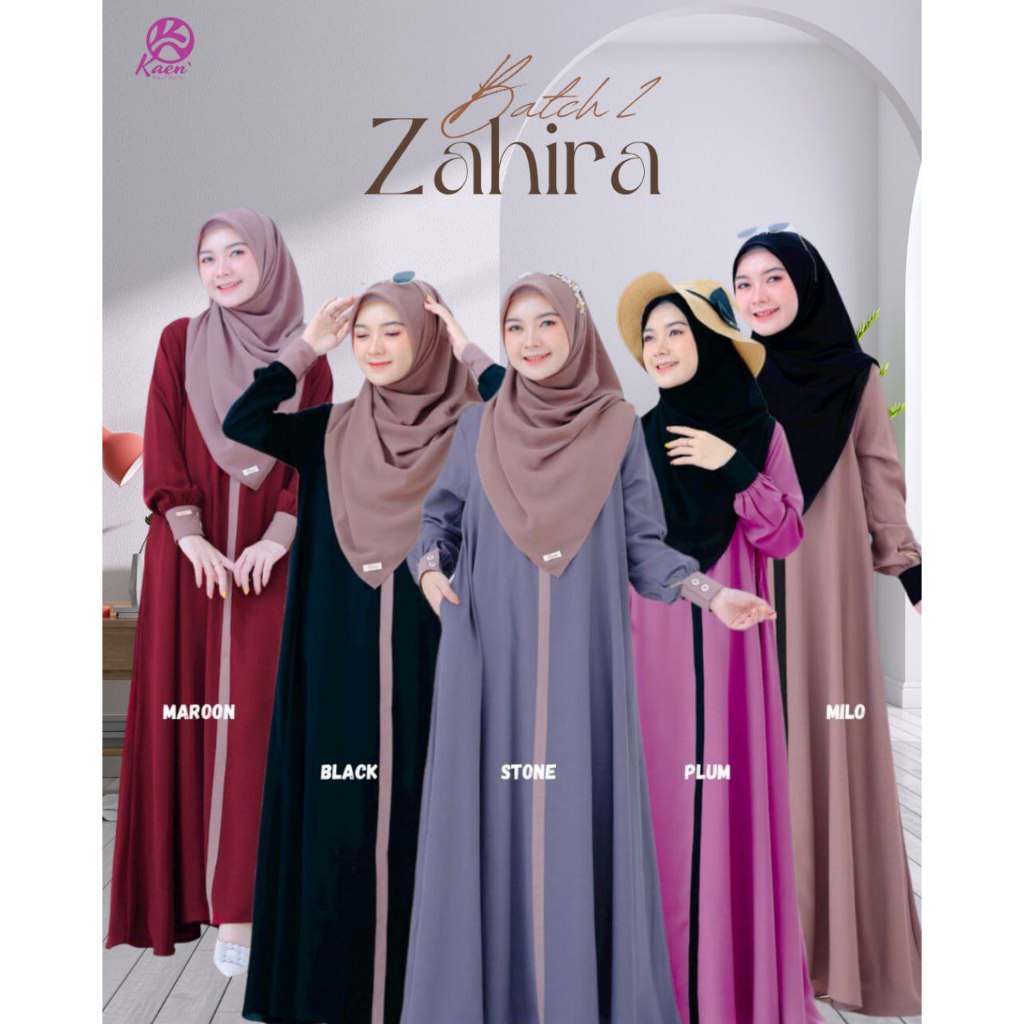 ZAHIRA DRESS BY KAEN BOUTIQUE - gamis