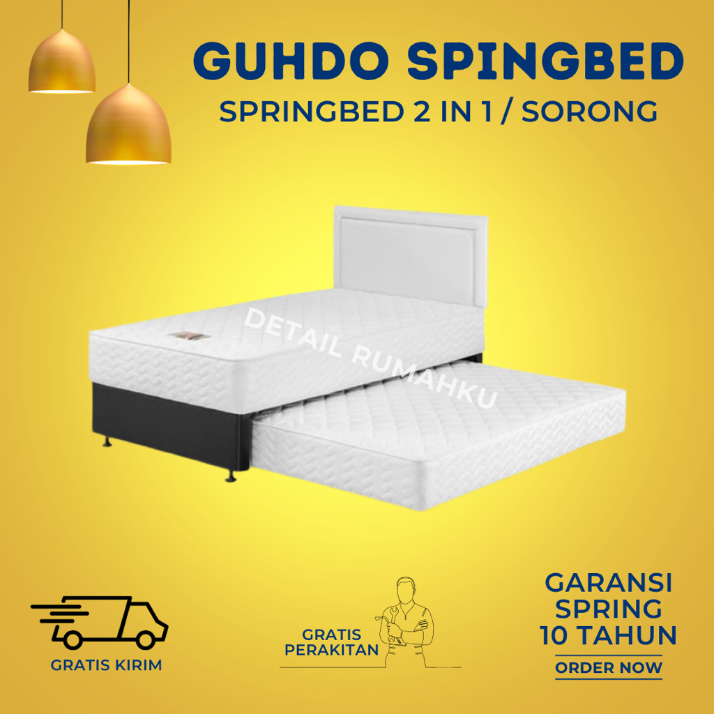 Guhdo Springbed Standard 2 In 1 - 100x200 - Fullset Prospine / Atlantic SET SPRING BED FULL SET 90 1