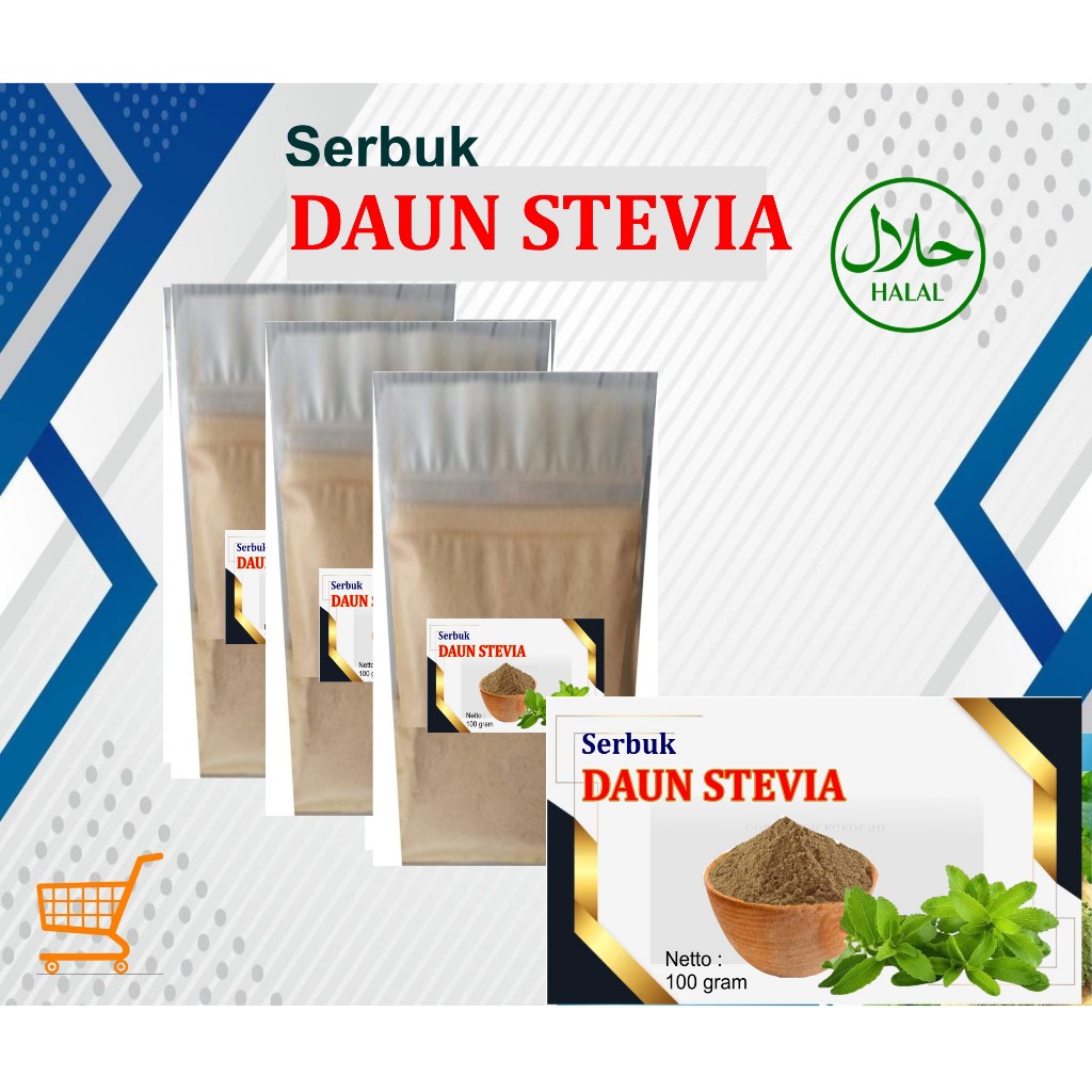 

SERBUK DAUN STEVIA I BUBUK DAUN STEVIA 100 gram