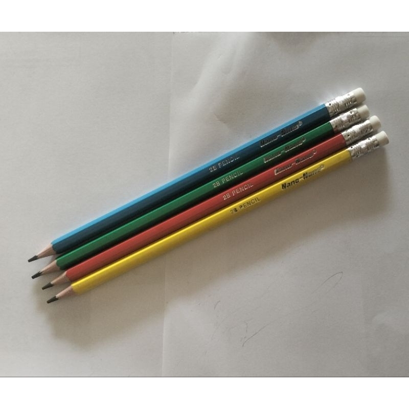 

Pensil 2B Nano Ujung Stip Penghapus Hexagonal Pencil