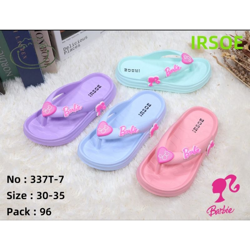 Sandal Jepit Anak Perempuan Motif Barbie Irsoe
