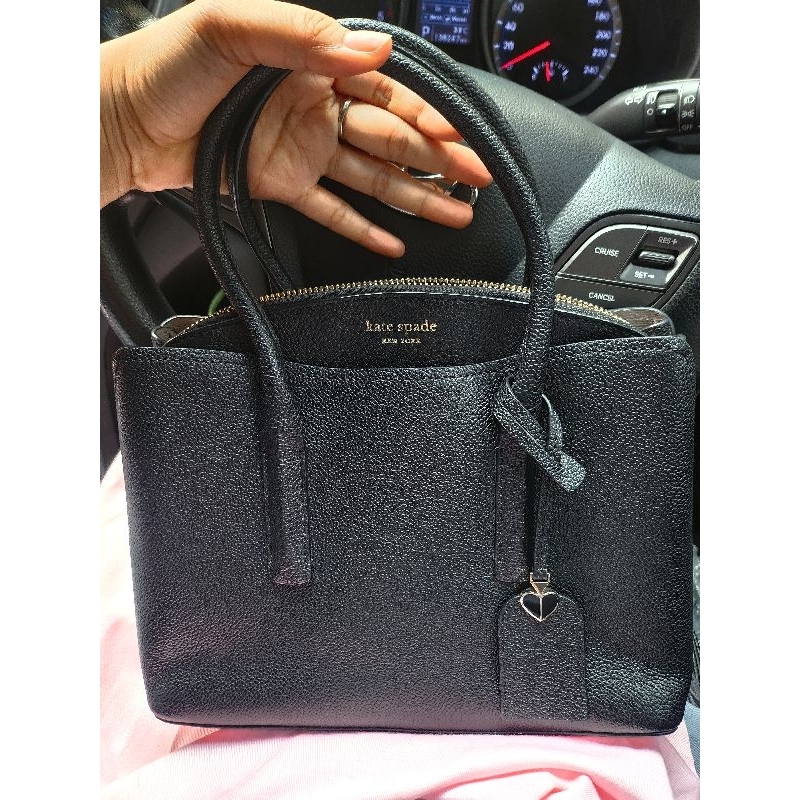 kate spade margaux satchel black medium (M)