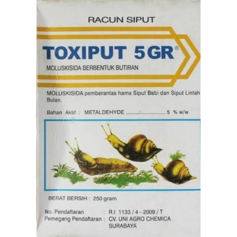 Toxiput 250gr Moluskisida anti siput
