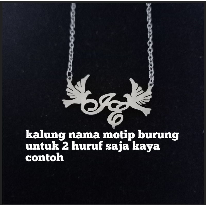 Kalung custom motip burung