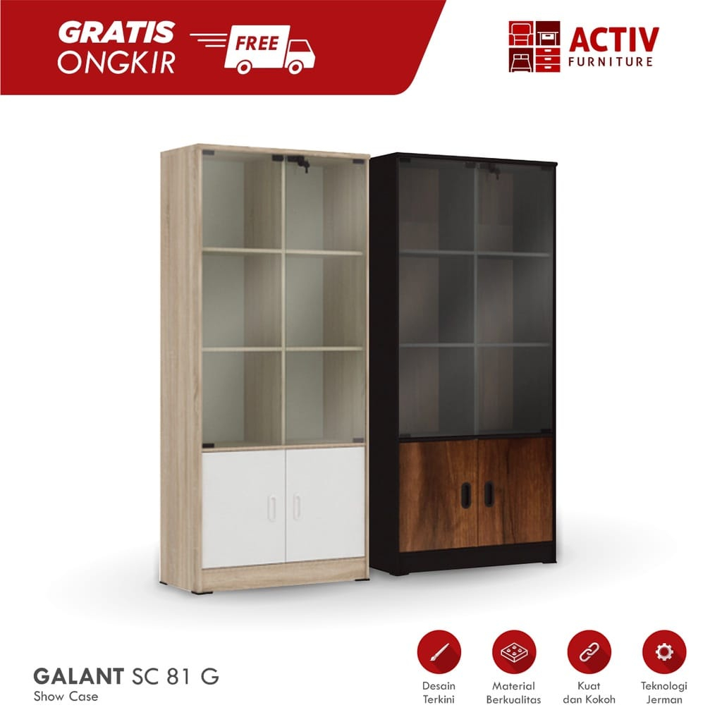ACTIV GALANT SC 81 G / Rak Buku / Lemari Buku / Rak Buku Minimalis