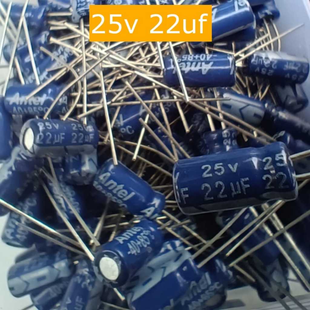 Elco Kapasitor 25v 22uf Elko Capasitor Kualitas Bagus
