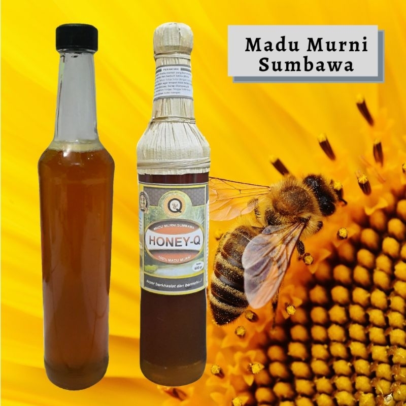 

MADU ASLI / MADU HUTAN / MADU SUMBAWA / MADU MURNI HONEY Q 550gr