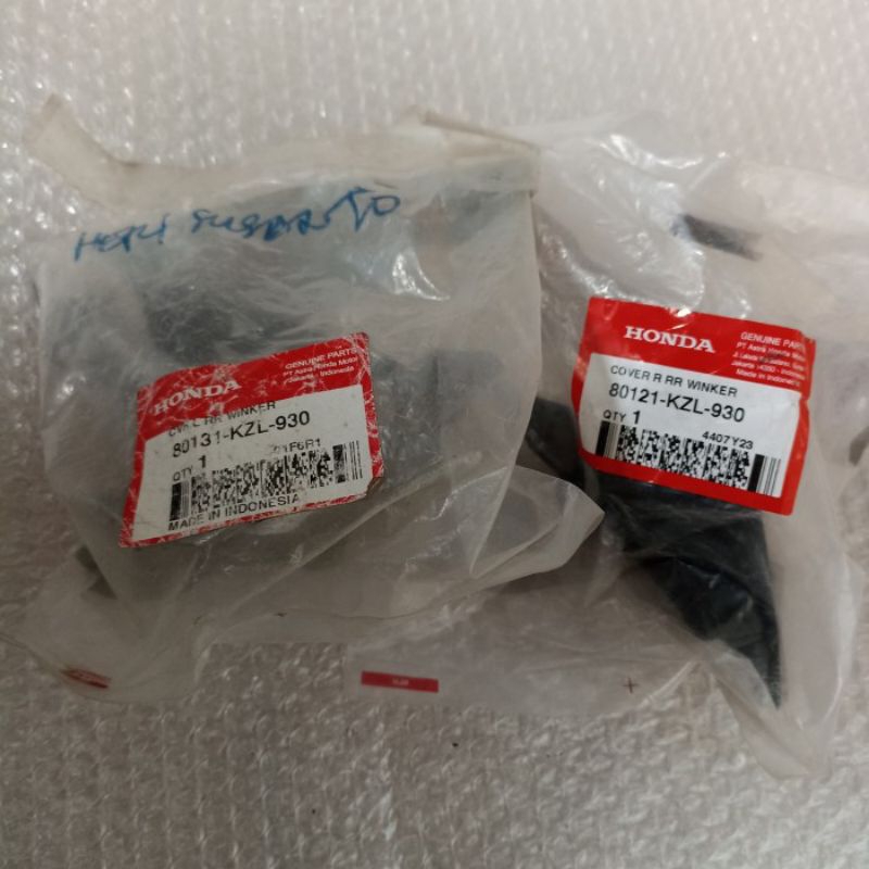 COVER TUTUP LAMPU SEIN SEN BELAKANG KANAN KIRI HONDA SPACY ORI AHM 80121-KZL-930 80131-KZL-930