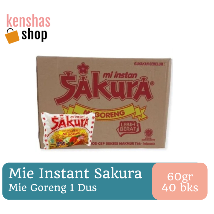 

Mie Sakura Rasa Mie Goreng Dus 60gr x 40 Bungkus