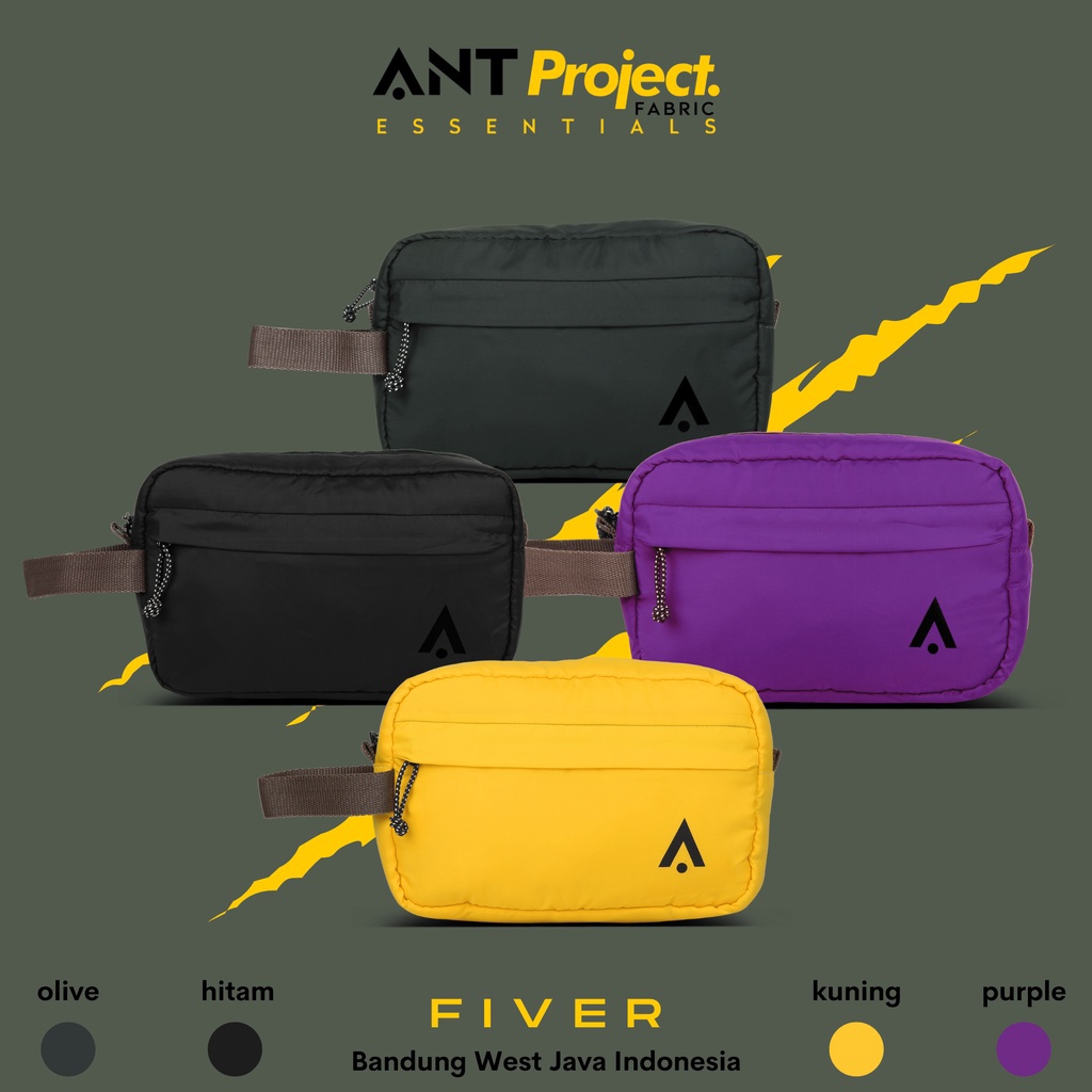 BRANDS FESTIVAL ANT PROJECT - Clucth Bag FIFER - Handbag - Tas Tangan Travel Organizer Unisex ?