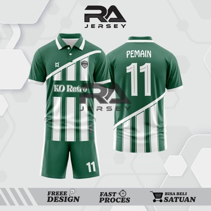 JERSEY FUTSAL RETRO KERAH FULL PRINTING