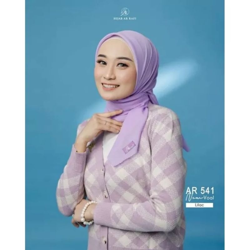 AR 541 NEW segi empat voal hijab ARRAFI