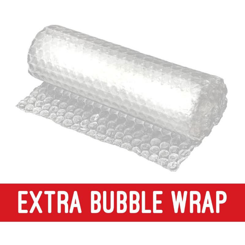 

EXTRA BUBLE WRAP (TAMBAHAN PACKING) LEBIH AMAN