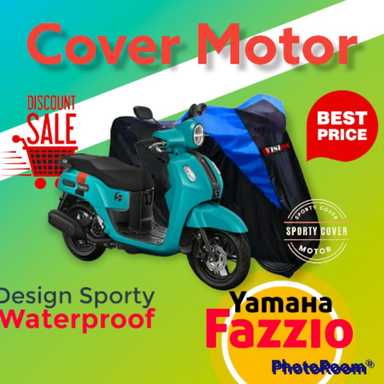 MENARIK Cover motor Fazzio Motor Yamaha Fazzio Tutup Motor Fazzio