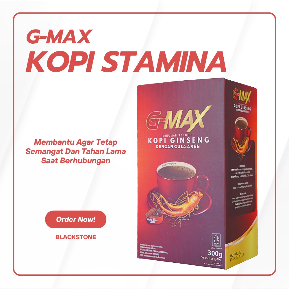 

HOT Product Kopi Ginseng Stamina Pria || Kopi Penambah Stamina Seksual Laki || Kopi Pria Kuat Tahan Lama || Kopi Gula Aren Gmax Coffee serbuuu !