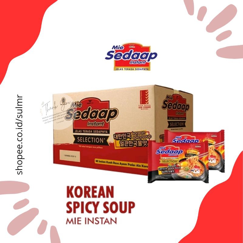 

SEDAP MIE INSTAN KOREAN SPICY SOUP @77g