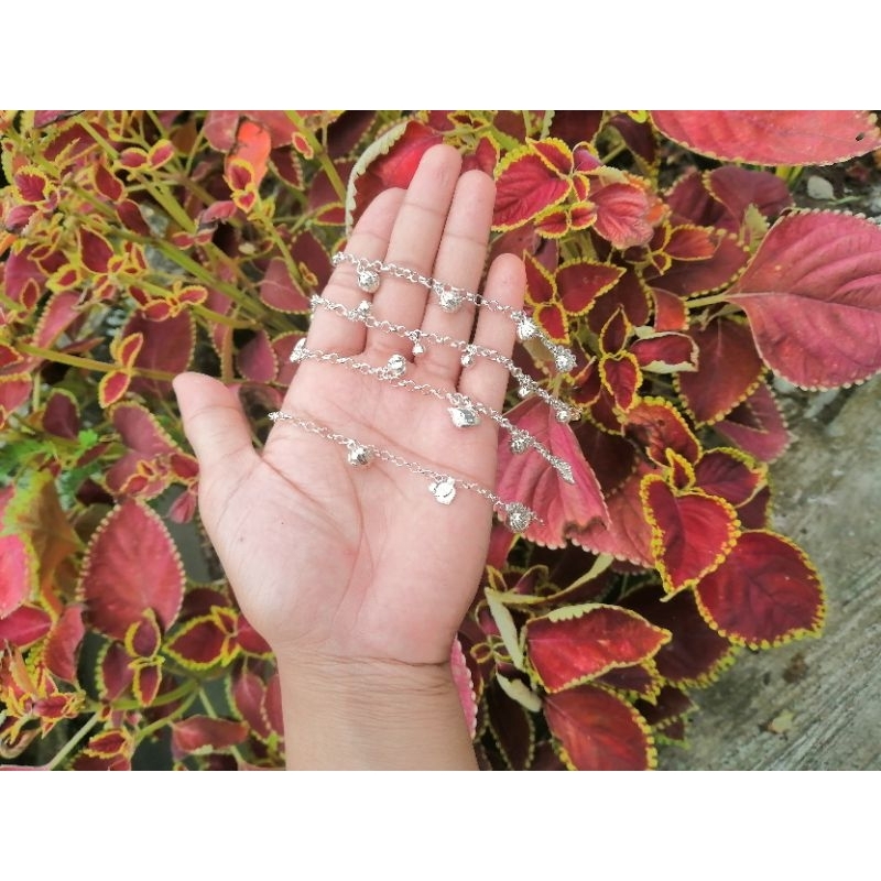 Gelang kaki Perak murni bayi dan anak