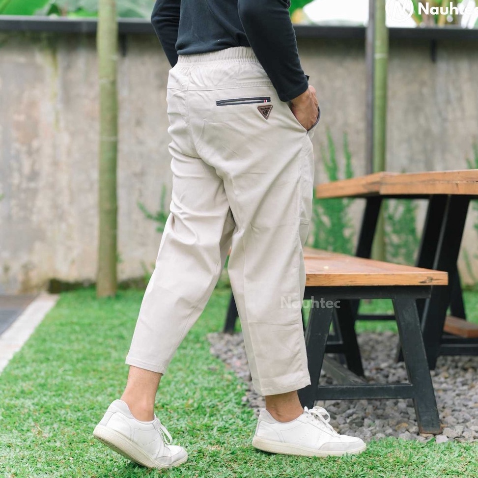 siap kirim.. Celana Sirwal Stoper Flag Nauhtec Katun Twill Sueding Celana Sunnah Laa Isbal Celana Ko