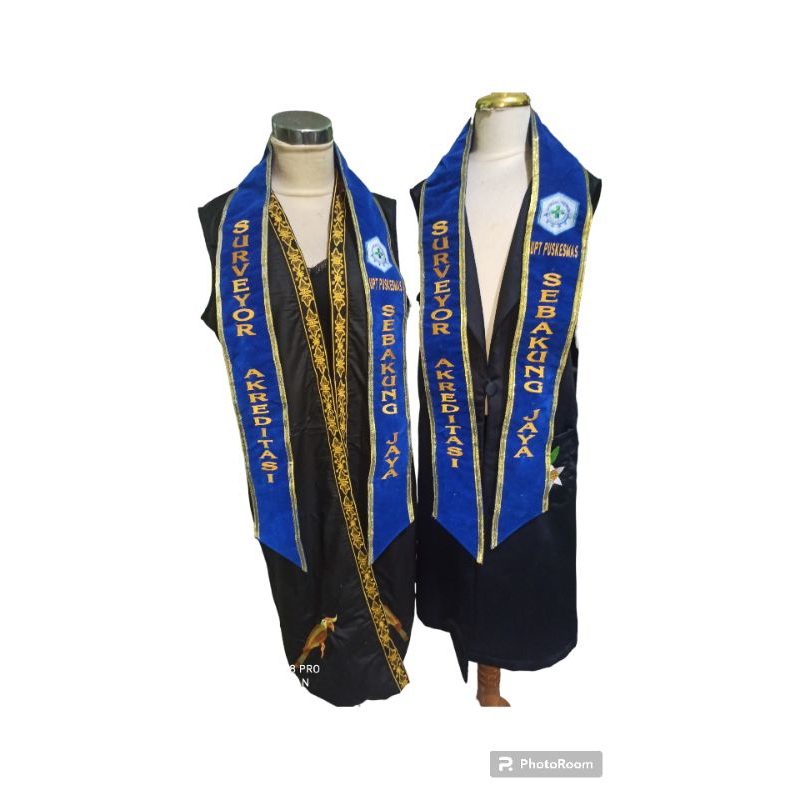 selempang wisuda 2 sisi / selempang wisuda leher