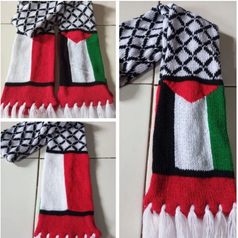 Syal Palestina / Syal Rajut Palestina / Syal Rajut Murah