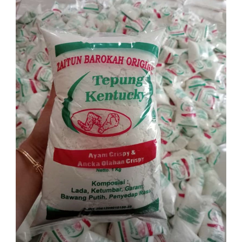 

Tepung kentucky Crispy Anti Gagal kemasan 1kg