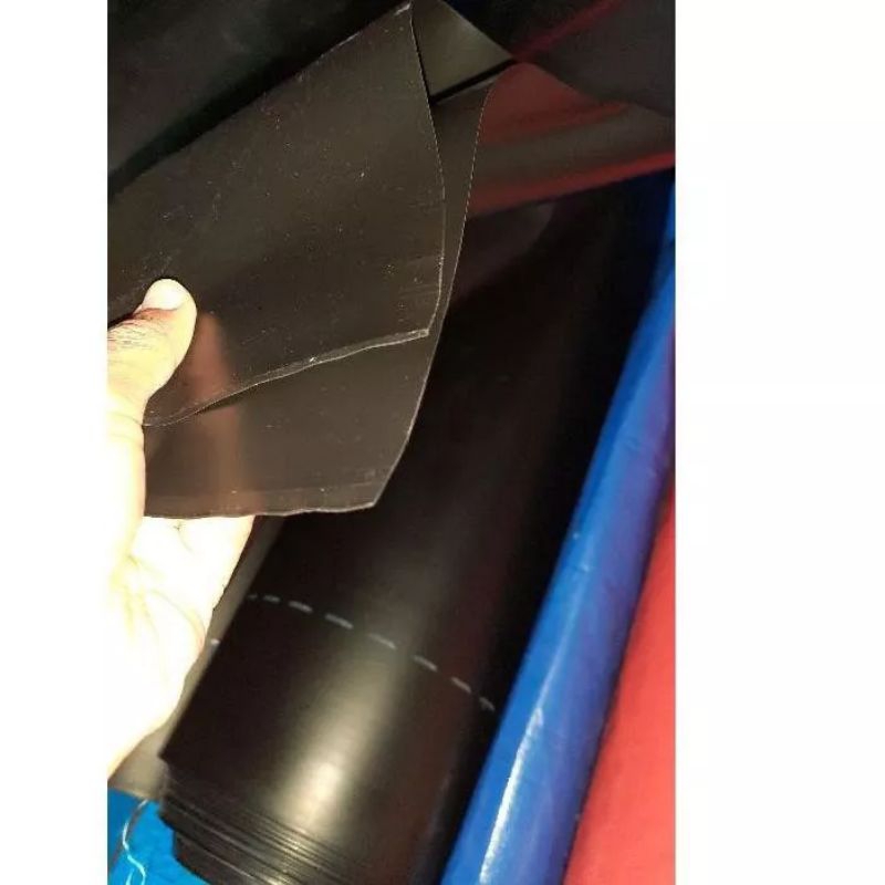 Plastik HDPE Geomembran 4 x 6 m 300 micron