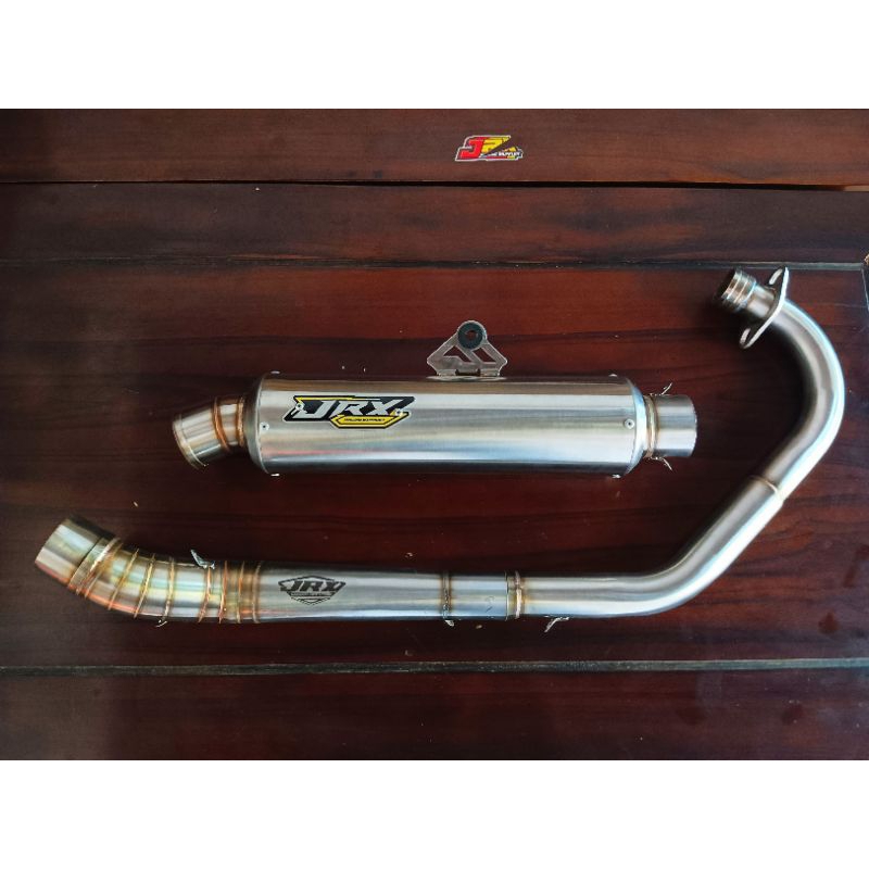 Knalpot jrx bulat original cb gl mp tiger harian touring bass ulem adem