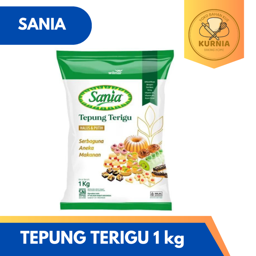 

TEPUNG TERIGU SANIA KEMASAN BANTAL 1 kg