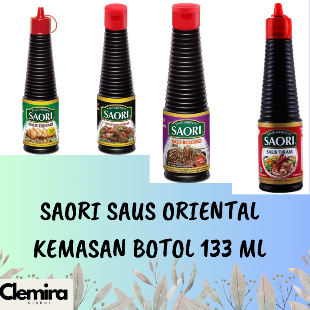 

SAORI SAUS ORIENTAL DENGAN 4 VARIAN RASA KEMASAN BOTOL