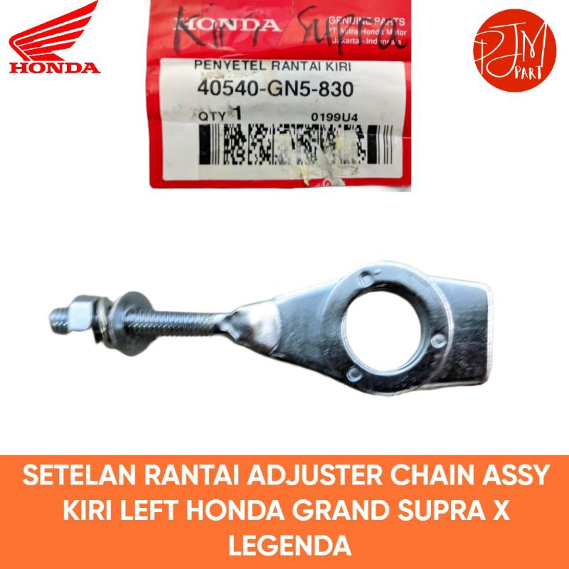 40540-GN5-830 Setelan Rantai Adjuster Chain Assy KIRI left Honda Grand Supra x legenda ORIGINAL
