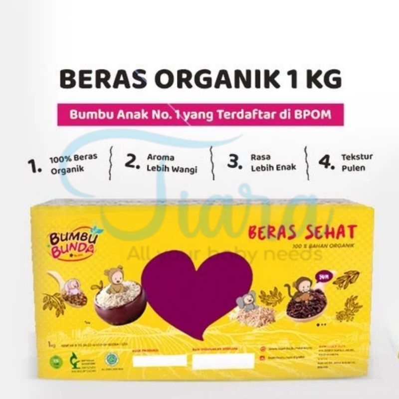 

Bumbu Bunda beras sehat / Beras MPASI Organik / Beras BB Booster / Beras Anak / Beras Bayi-1kg