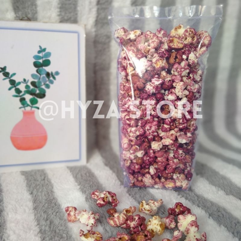 

Hyza PopCorn Cemilan Murah Berkualitas Rasa Anggur 60gr