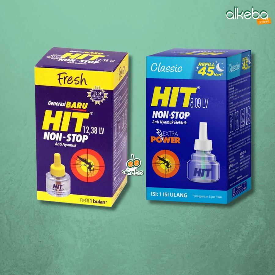 Hit Nonstop Refill 1 Bulan 35 ml isi ulang hit non stop obat basmi nyamuk