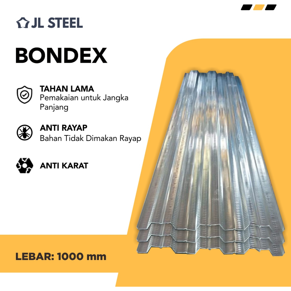 JLSTEEL Bondek Bondex Cor Dax FULL 0.75 mm Bondek 0,70mm ,0.65mm