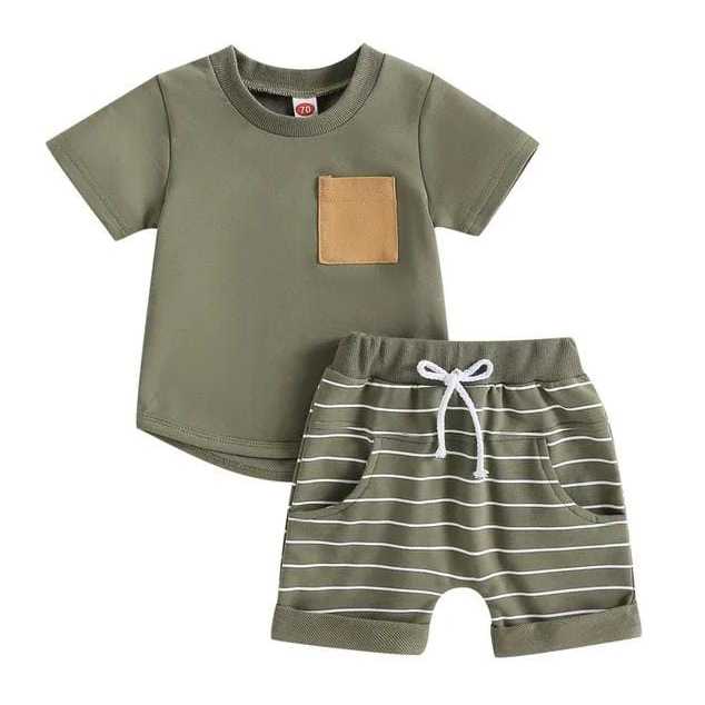 SALE 12.12 Setelan Baju Anak BABY STRIPE 1-4 Tahun/Baju Anak Berkualitas