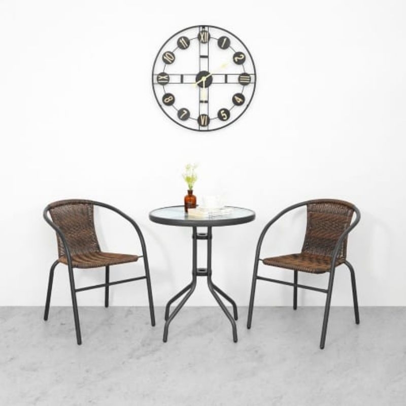 Informa Colorado Set Kursi & Meja Teras - Cokelat