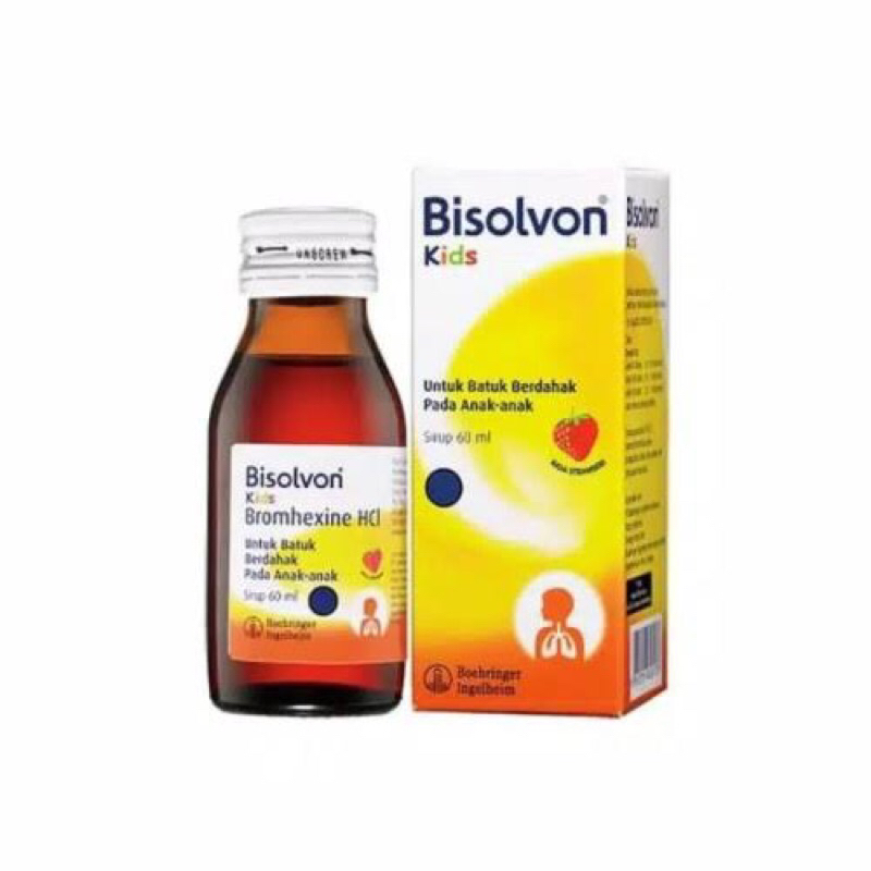 Bisolvon Kids Sirup 60ml | Bisolvon Kid | Bisolvon Anak | Bisolvon | Bisolfon | Obat Batuk Anak | Ob