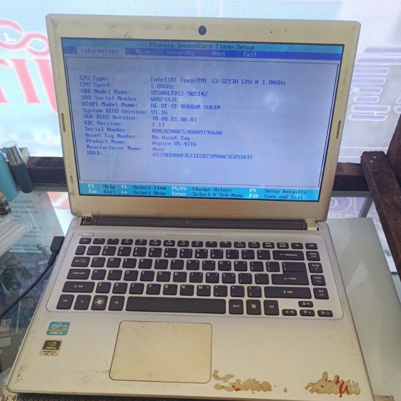 MOBO LAPTOP ACER V5 471G CORE I3 DUAL VGA