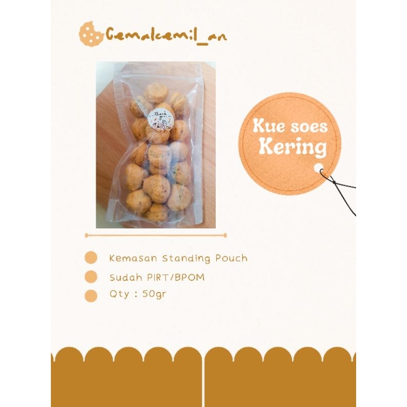 

[ Cemalcemil_an ] Snack Kue soes kering coklat|| snack murah meriah