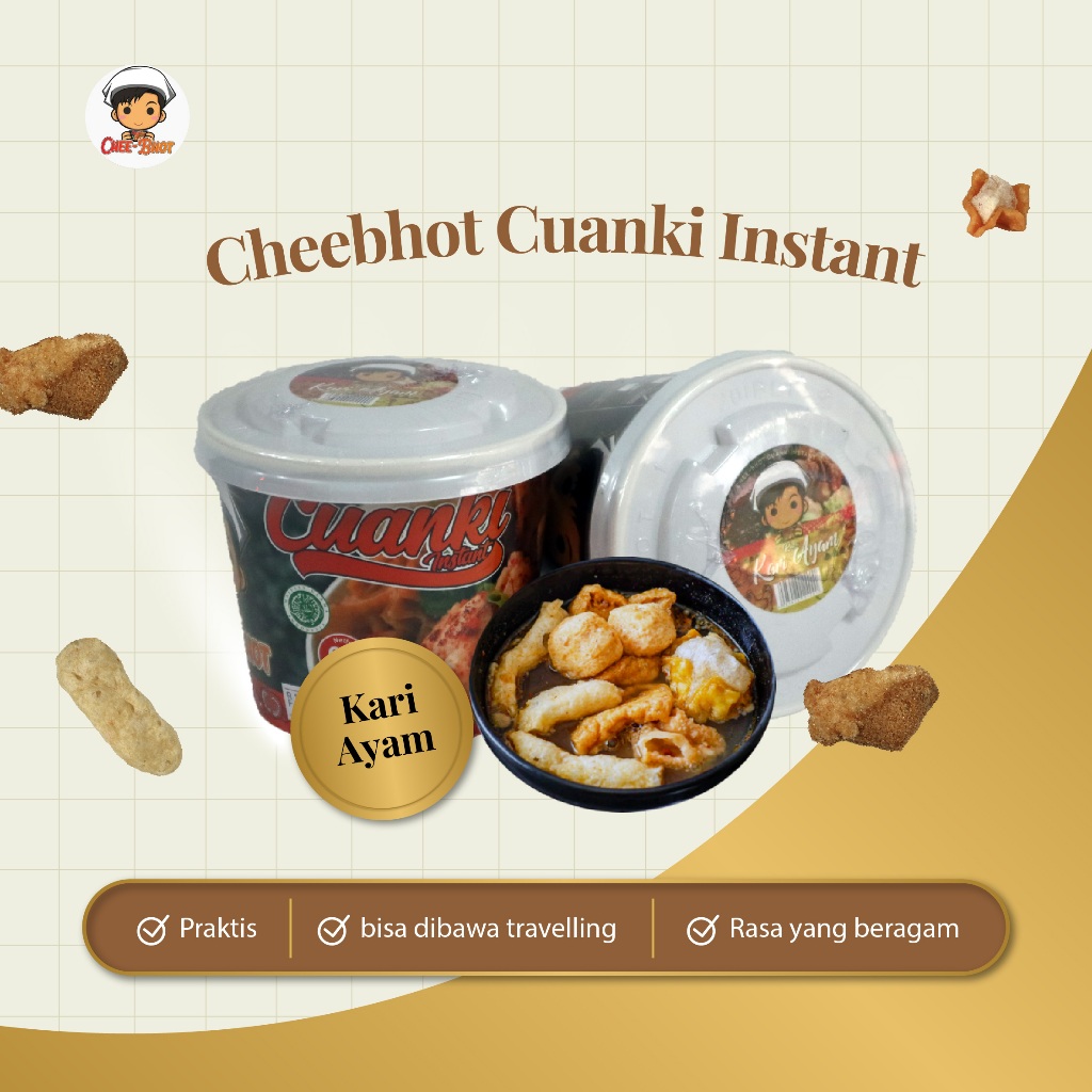 

Cheebhot Cuanki Instan Kari Ayam 65gr