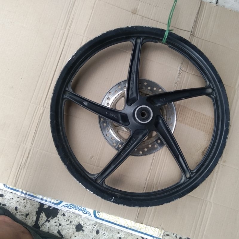 velek pelek depan recing Honda Supra x 125 asli copotan