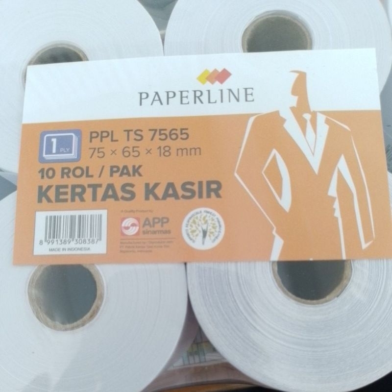 

Kertas kasir 1ply (75x65x18)