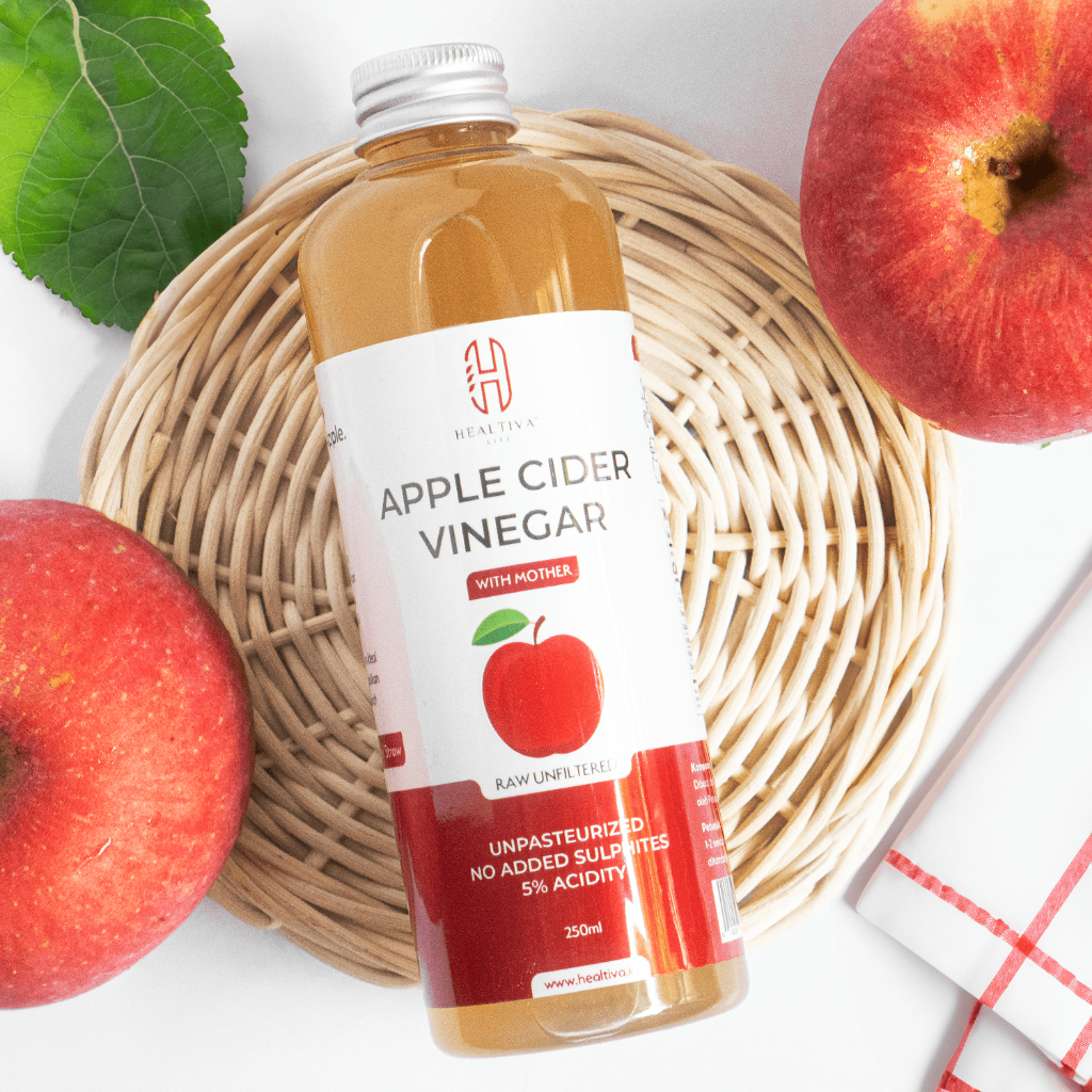

AKEH HEALTIVA Cuka Apel Organik Orinal ml / Apple Cider Vinegar With The Mother Cuka Sari Apel Murni