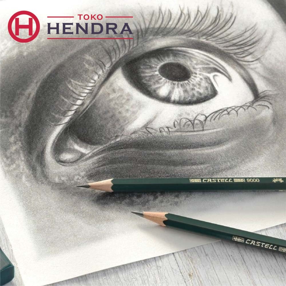 

Ay00! Pensil 2B Faber-Castell 9000 - Paket 1 Box Isi 12 Cocok untuk Ujian